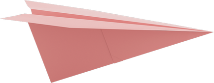 3D Paper Airplane Illustration